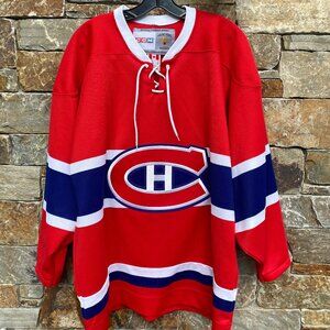 Montreal Canadiens Hockey Jersey - Home - Red. Sz Med